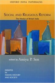 Cover of: Social and Religious Reform: The Hindus of British India (Debates in Indian History and Society)
