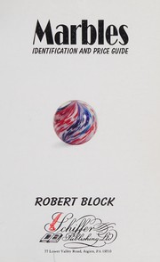 Cover of: Marbles: identification and price guide