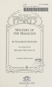 Cover of: Mystery of the magician