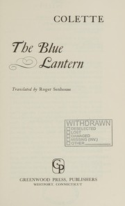 Cover of: The blue lantern.