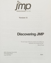 Cover of: Discovering JMP 11