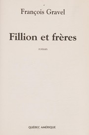Cover of: Fillion et frères: roman