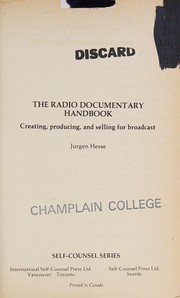 The Radio Documentary Handbook by Jurgen Hesse