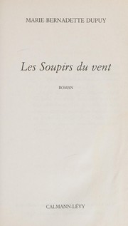 Cover of: Les soupirs du vent: roman