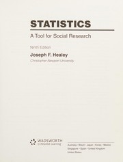 Cover of: Statistics: a tool for social research