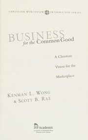 Cover of: Business for the common good