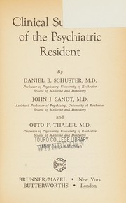 Clinical supervision of the psychiatric resident by Daniel B. Schuster, Langs