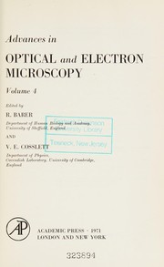 Cover of: Advances in Optical & Electron Microscopy, Vol. 4