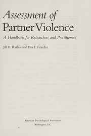 Cover of: Assessment of partner violence: a handbook for researchers and practitioners