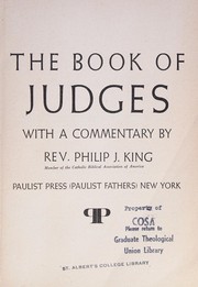 Cover of: The book of Judges