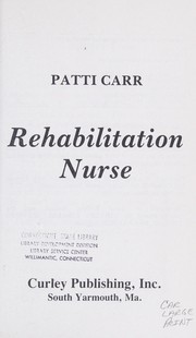 Cover of: Rehabilitation nurse