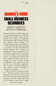 Cover of: The insider's guide to small business resources