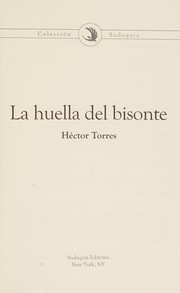 Cover of: Huella Del Bisonte
