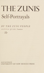 Cover of: The Zunis by Zuni People