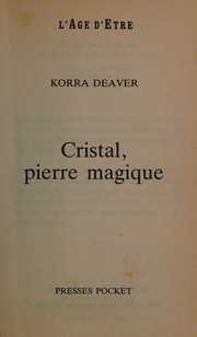 Cover of: Cristal, pierre magique