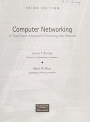Cover of: Computer networking: a top-down approach featuring the Internet