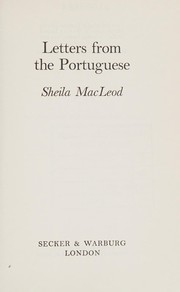 Cover of: Letters from the Portuguese.
