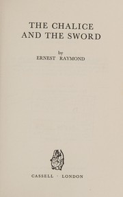 Cover of: The Chalice And The Sword