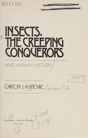 Cover of: Insects, the creeping conquerors and human history