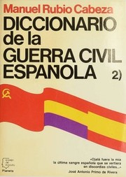 Cover of: Diccionario de la guerra civil española, 2