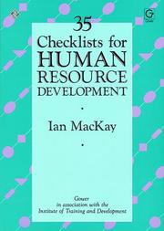 35 checklists for human resource development