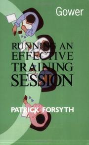 Running an effective training session by Patrick Forsyth