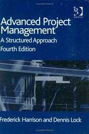 Cover of: Advanced Project Management: A Structured Approach