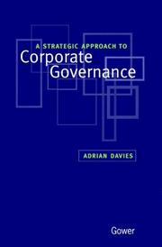 A strategic approach to corporate governance