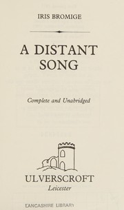 Cover of: A Distant Song