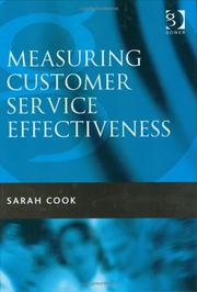Cover of: Measuring Customer Service Effectiveness by Sarah Cook