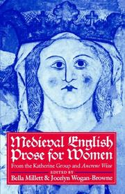 Cover of: Medieval English Prose for Women: Selections from the Katherine Group and Ancrene Wisse (Clarendon Paperbacks)