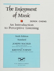 Cover of: The enjoyment of music by Joseph Machlis