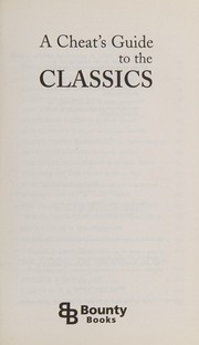 Cover of: A cheat's guide to the classics