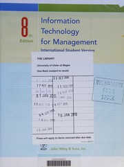 Cover of: Information technology for management