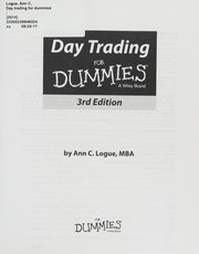Day trading for dummies by Ann C. Logue