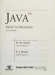 Cover of: Java: how to program