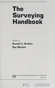 Cover of: The Surveying handbook