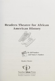 Readers theatre for African American history by Jeff Sanders