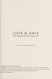 Love & hate by W. Halamandaris