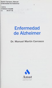 Cover of: Enfermedad de alzheimer