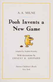 Cover of: Pooh Invents a New Game