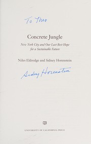 Cover of: Concrete jungle by Niles Eldredge