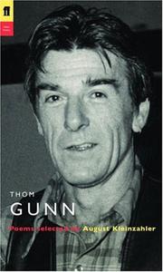 Thom Gunn : poems