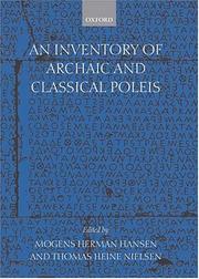 Cover of: inventory of archaic and classical poleis