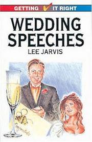 Cover of: Wedding Speeches (Getting It Right)