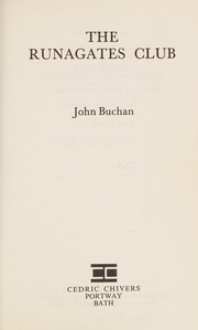 Cover of: Runagates Club by John Buchan
