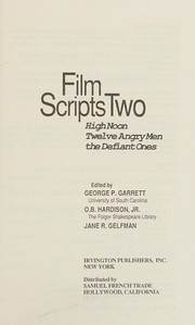 Cover of: Film Scripts Two/High Noon, Twelve Angry Men, the Defiant Ones