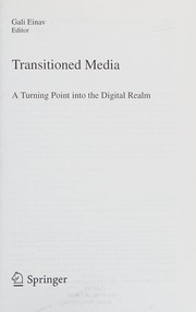 Cover of: Transitioned media: a turning point into the digital realm