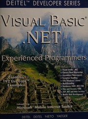 Cover of: Visual Basic .Net for experienced programmers