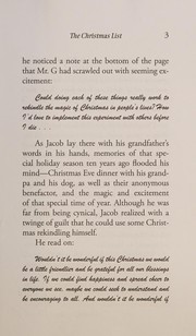 Cover of: The Christmas list: a novella